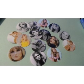 Unbranded Pre Cut One Inch Bottle Cap Images Actress Sharon Tate  Free Shipping - photo, 25 images
