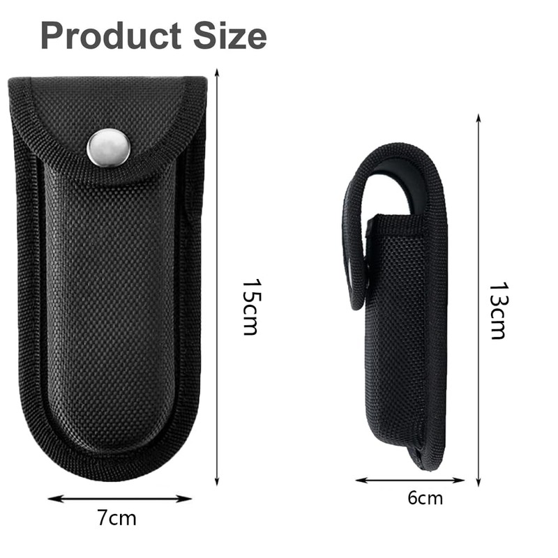 RXKFIGX 2 Piece Nylon Bag Pouch Case Pocket Holder Waist