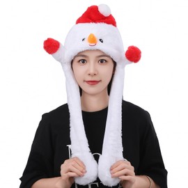 CINECE XMAS XMAS Christmas Costume, Cosplay Costume, Kigurumi Hat, Pikopiko, Hand Moving, Interesting, Animal Hat, Animal Headwear, Cap, Gift