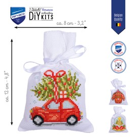 Vervaco Set of 3 Noël Typique Sachet