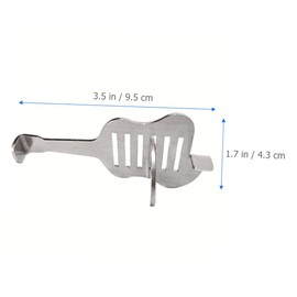 Operitacx 5 Sätze Türstopper tragbar für unterwegs Wohnung Tragbares Hoteltürschloss für unterwegs Türschlösser Hotel-Reiseschloss Türschließfach für Haussicherheit Metall Silber