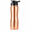 COPPAYA Pure Copper Water Bottle with Sipper, 900ml Capacity (30.4