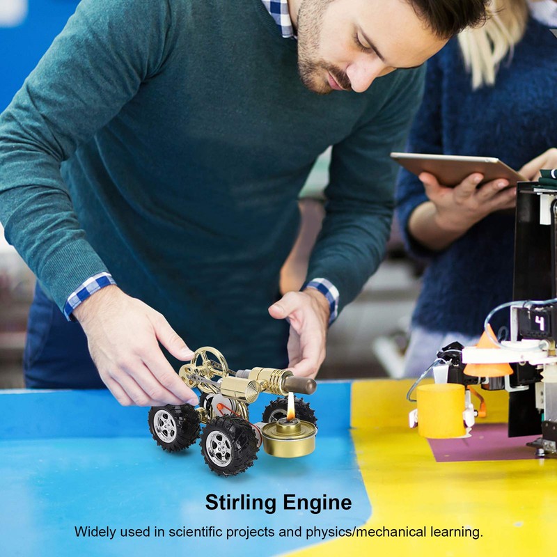 QANYEGN Engine Model, Hot Air Motor Model, Working Model Motor,