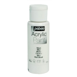 PEBEO 97801 ACRYLIC 59ML MATT WHITE, 3.3 x 3.3 x 10 cm