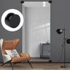 LB-LAIBA Glass Clips Clamps Holder, Round Shape Wall-Mounted Mirrors Bracket,