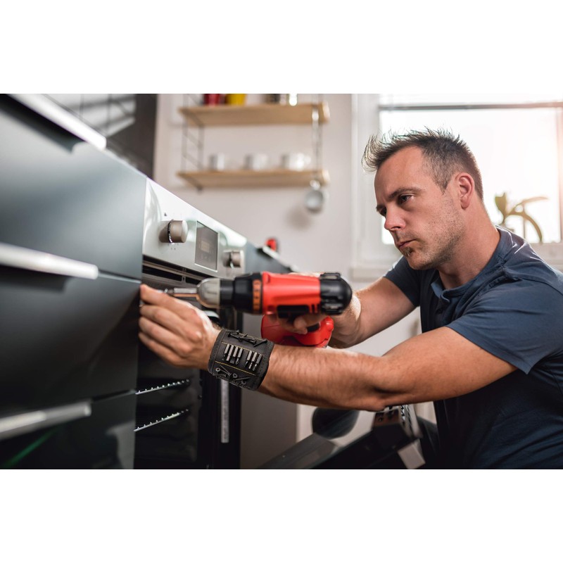 Magnelex Magnexpert Magnetic Wristband for Holding Screws, Nails and Drill