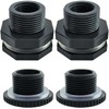 YSIL PVC Bulkhead Fitting 2 Inch Female Water Tank Connector