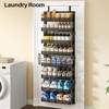 SNTD Over the Door Pantry Organizer - 8 Tier Adjustable