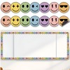 30 Pcs Boho Smile Face Magnetic Bulletin Board Borders 34.5