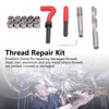 Fafeicy Thread Repair Kit, 15 Pieces/Set M14 x 1.5 mm