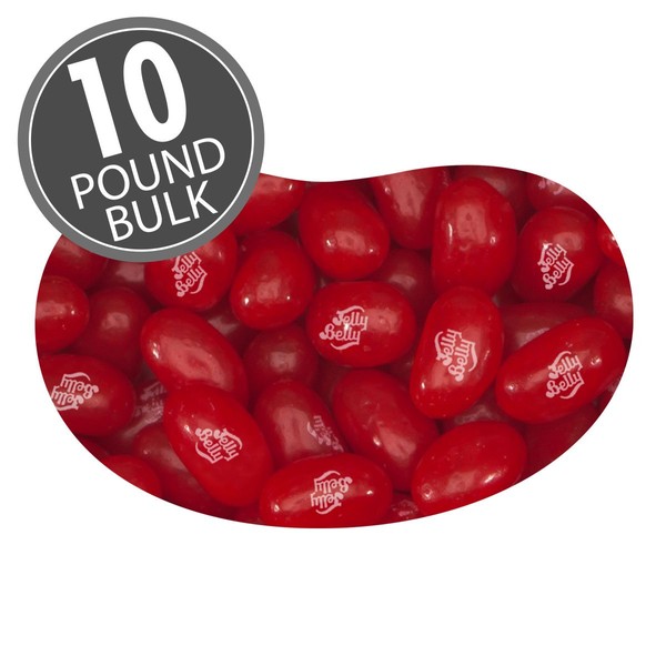 Jelly Belly Sour Cherry Jelly Beans - 10 Pounds of Loose Bulk Jelly Beans - Genuine, Official, Straight from the Source