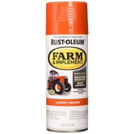 Rust-Oleum RUSTOLEUM 280142 Kubota Orange 12 oz. Farm & Implement Spray Paint