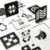 beiens High Contrast Baby Flashcards, Black White Color Newborn Brain