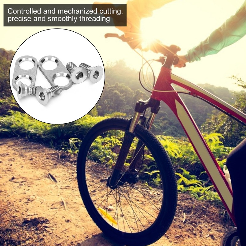 Mountain Bike Pedal Cleats Mounting Screws and Washers Titanium Alloy