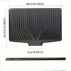 HomeCraft Silicone Dish Drying Mat Large – Durable Space-Saving Construction,