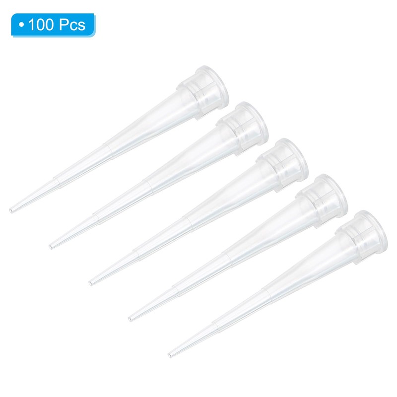 PATIKIL 10ul Pipette Tips 100 Pieces PP Plastic Autoclavable Universal