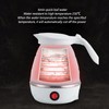 0.6L Folding Electric Kettle 600W Collapsible Water Boiler Portable Silicone