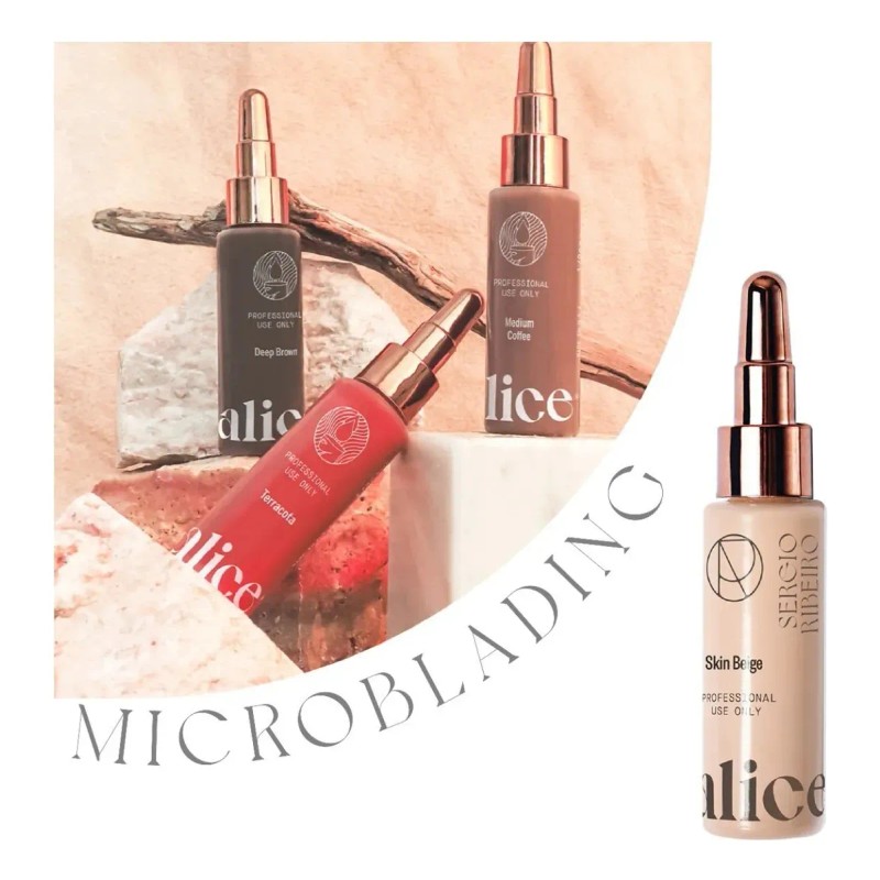 Pigmentos Microblading Alice Cosmetic 17 Tonos Labios 15ml