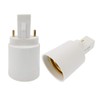 E-Simpo 4pcs G23 to E26/E27 Adapter 2Pin Socket Adapter G23