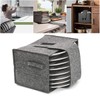 Caravan Plate Holder Camping Dinnerware Storage Felt Bag with Handles