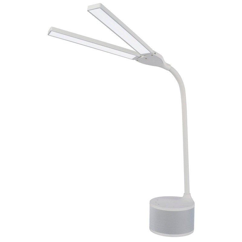 OttLite LED Desk Lamp with Dual Head & Bluetooth Speaker
