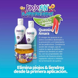 Declat.90 Kit Antipiojos Piojoxin 2 Shampoo 2 Solucion 2 Gel  1 Peine