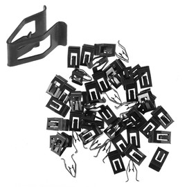 A ABSOPRO Pack of 50 Car Interior Trim Clips Suitable for Ford for Mazda Black