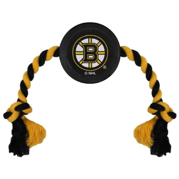 Pets First BRU-3233 Boston Bruins Hockey Puck Toy