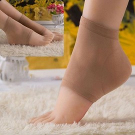 Heel Pad Cushion Protector for Dry Heels Foot Care Pad Black 2ea