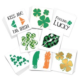 St. Patrick’s Day Temporary Tattoos/Pack of 40 / Skin Safe/Removable