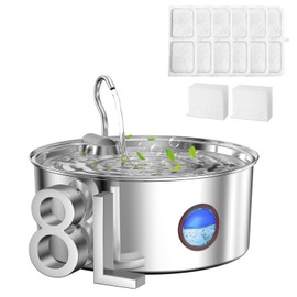 6 Pack Replacement Filters for 8L Premium Pet Water Fountain, Cat Water Fountain Filters