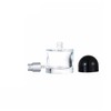YORROR 2 Pack Clear Glass Perfume Atomizer,50ml Round Empty Perfume