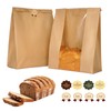 Funcoo 30 pcs Bread Bags for Homemade Bread Paper Sourdough