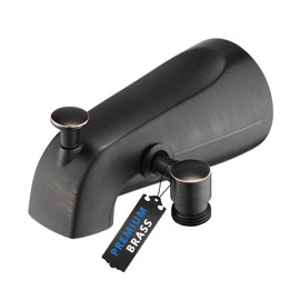 PROOX All Metal Tub Spout with Diverter Oil Rubbed Bronze, Diverter Tub Spout for Hand Shower