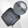 FZJDSD Black Driver Side Bottom Replacement Leather Seat Cover Compatible