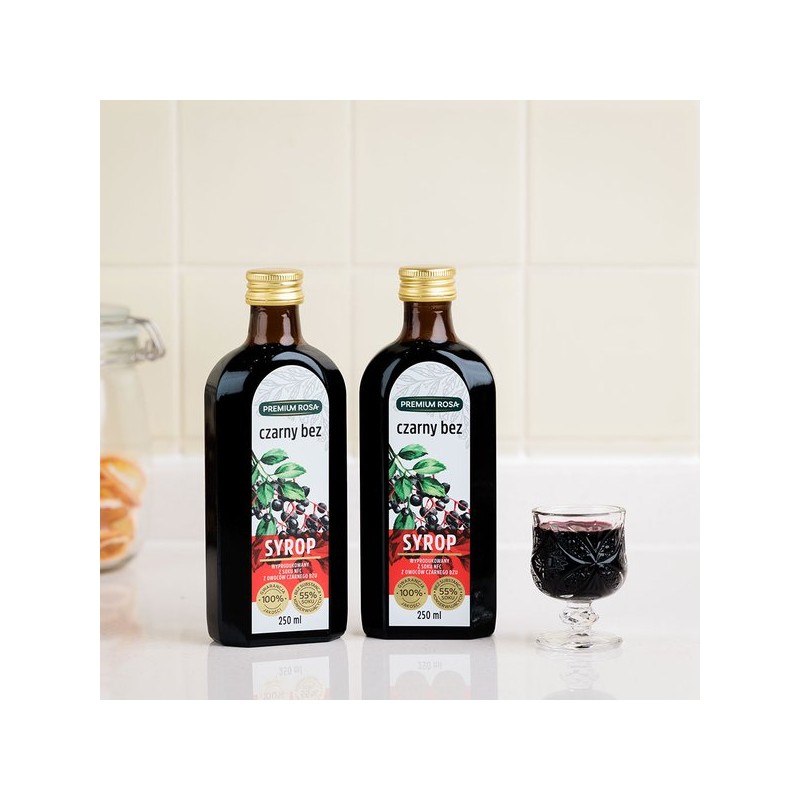 Daily One 프리미엄로사 삼부커스 엘더베리 시럽 250ml 3병 Premium Rosa