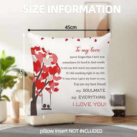 Valentines Gifts for Her,Girlfriend, Gifts for Boyfriends,Boyfriend Gifts,Gifts for Girlfriend,Cushion Covers,Husband Gifts, for Her,Girlfriend Gifts,Couple Gifts,
