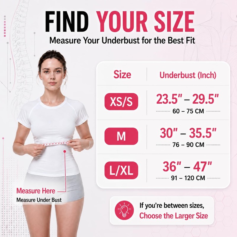 LibertyMove Posture Corrector for Women, Adjustable Upper Back Brace with