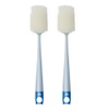 2PCS Bottles Dishwashing Foam Sponge Brush, Long Handle Cleaning Brush