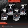 A-Premium Set of 4, Front Upper and Lower Ball Joints