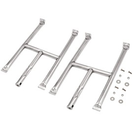 TAILGRILLER Burner Tube Set for Blackstone 28 Inch Griddle, Set of 2 Stainless Steel Grill Burner Tubes with Screws