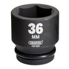 Draper 28777 Expert Hi-Torq 6 Point Impact Socket, 3/4" Square