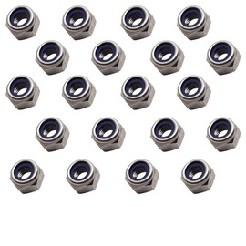 M5 Self-Locking Nuts Marine Grade Lock Style in A4 Stainless Steel 316 – Corrosion Resistant Fasteners (Pack of 20)