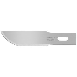 Martor 29.50"No.29" Convex Blade, Silver