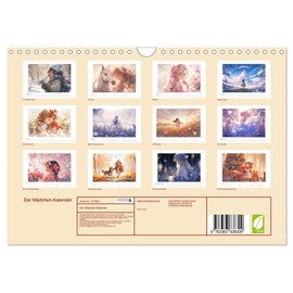 The Girls' Calendar (Wall Calendar 2025 DIN A4 Landscape), CALVENDO Monthly Calendar