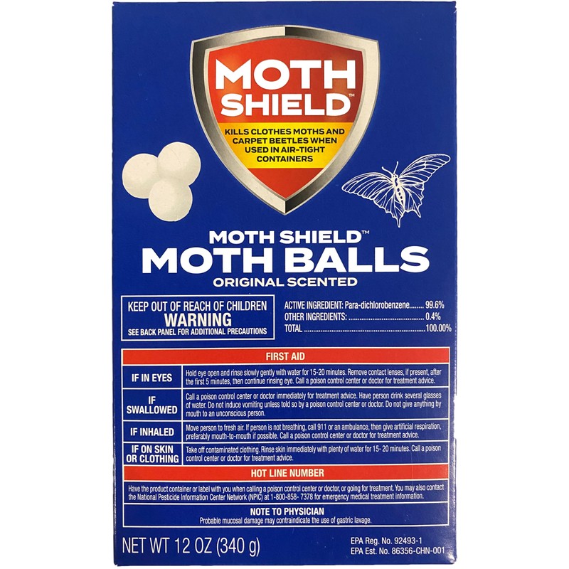 Moth Shield Moth Ball Traps for Clothes, Furniture, Carpet and