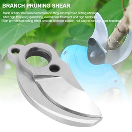 ANKROYU 2 Pcs Branch Pruning Shear Accessories, SK5 Alloy Steel Branch Pruning Shear Replacement Cutter, Electric Pruning Shear Cutter for Efficient Garden Pruning