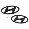 Hyundai 9999Z057166 Logo Emblem Lettering Black Set of 2