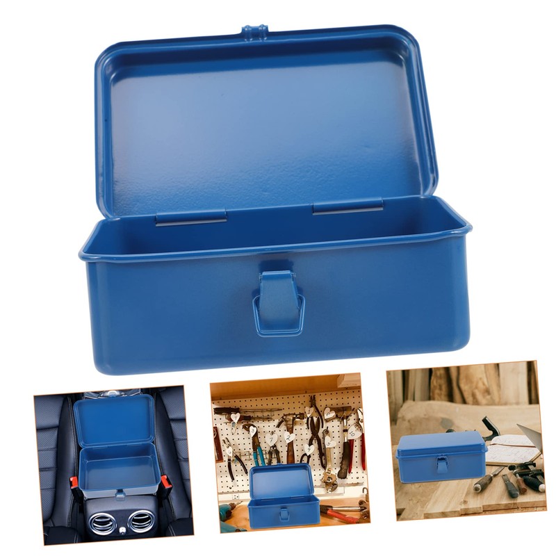 TEHAUX Mechanics Tool Box Multi Purpose Iron Tool Organizer for