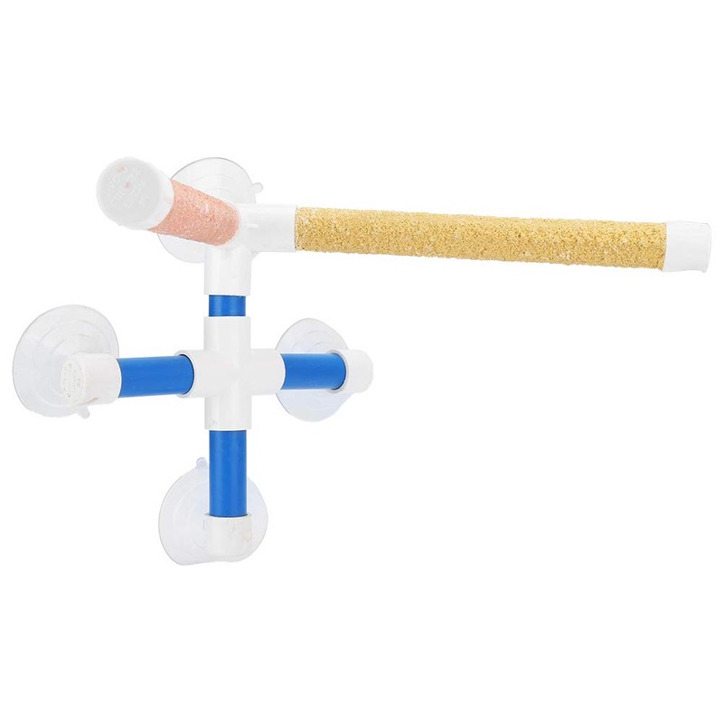 Parrot Bath Perches Standing Platform Rack Birds Shower Perches Portable